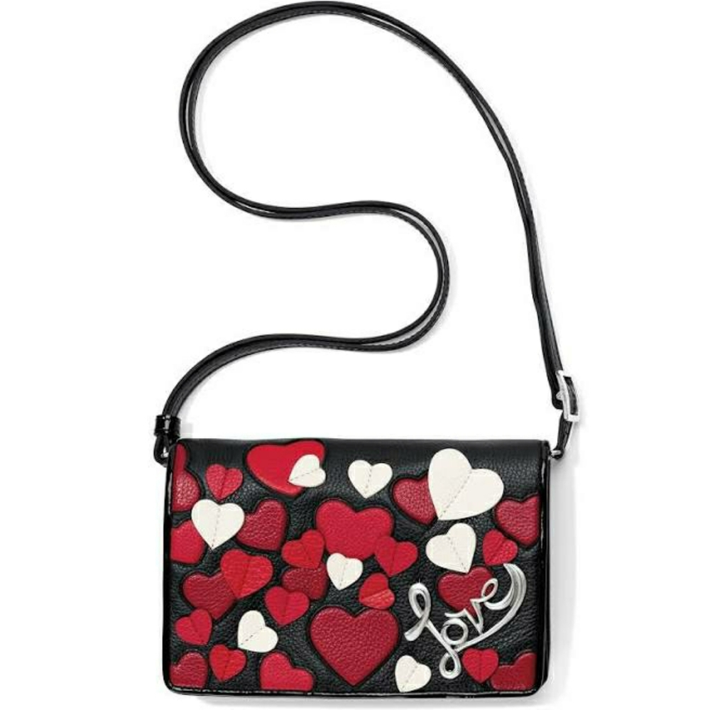 BRIGHTON Love Story Fall In Love Leather Crossbody - Picture 5 of 16